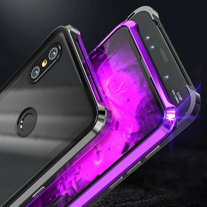 Bakeey 360 Magnetic Adsorption Upgraded Version Tempered Glass & Metal Flip Protective Case for Xiao