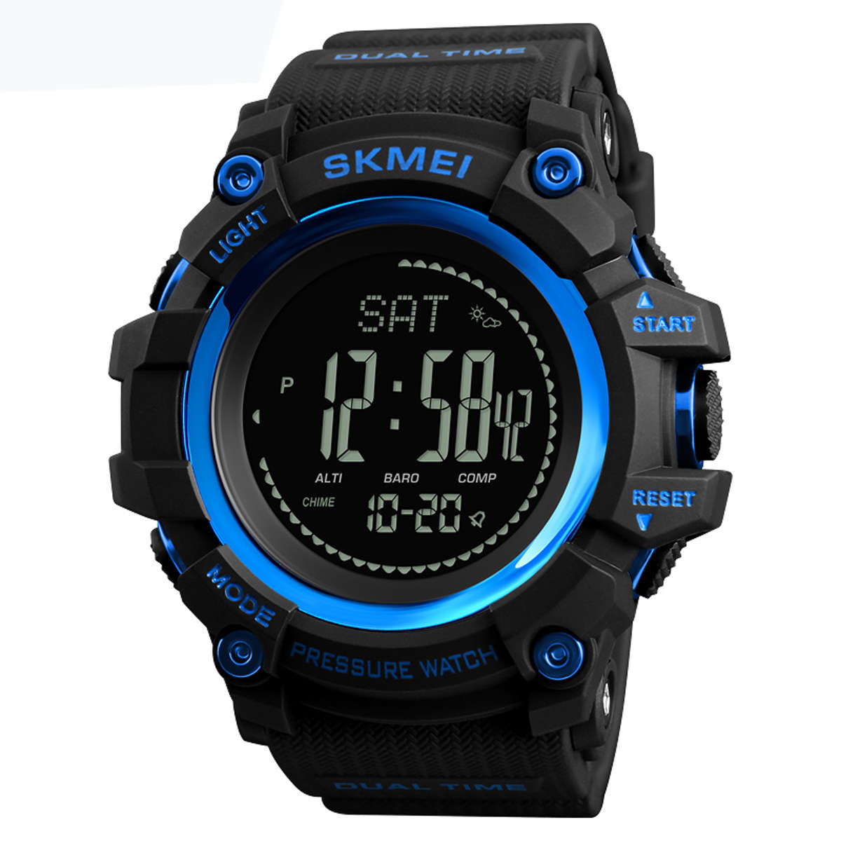 New SKMEI 1358 3ATM Waterproof Smart Watch Pedometer Barometer Thermometer Altimeter Smart Bra