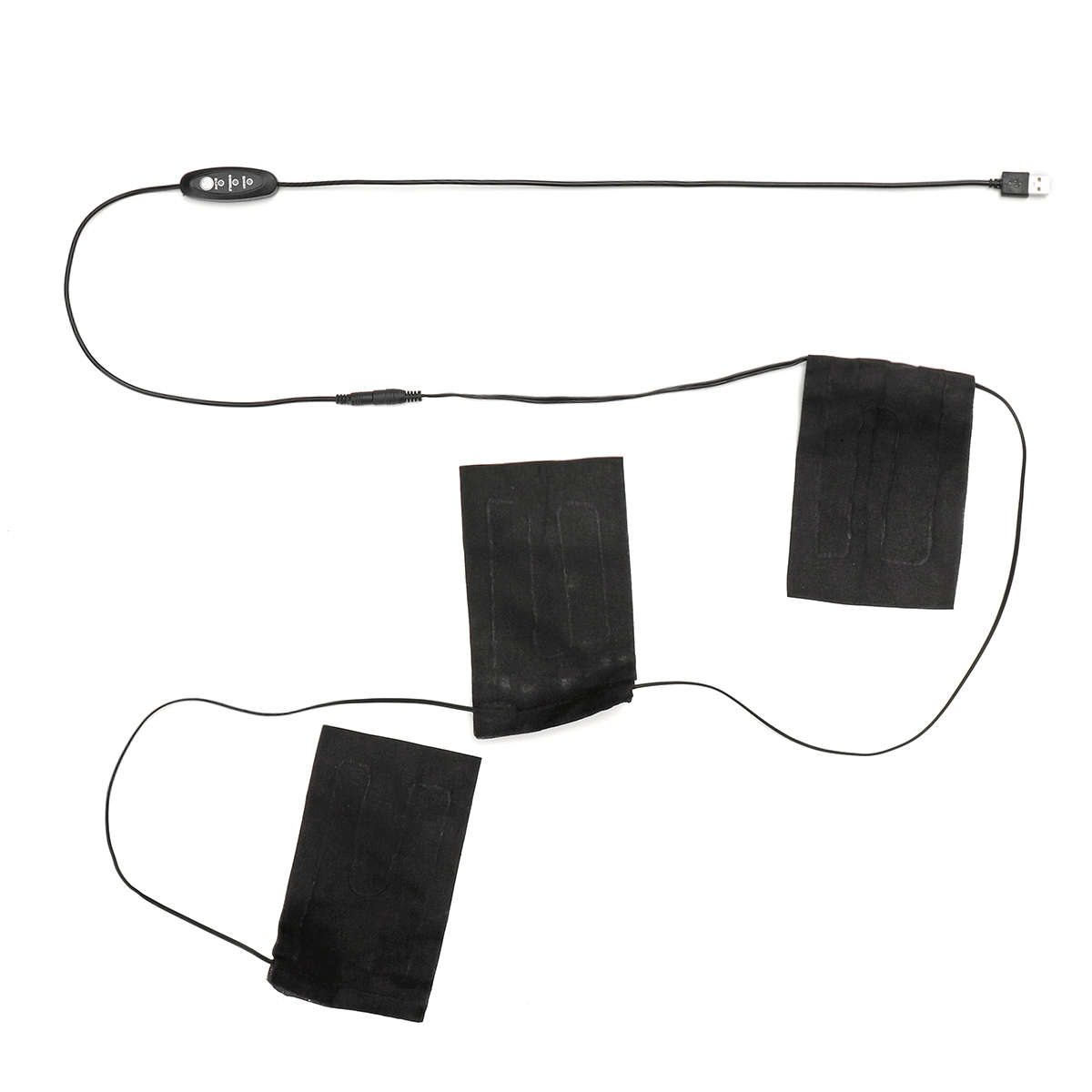3 Gear USB Electric Heating Pads Thermal Vest Clothes Heated Mobile