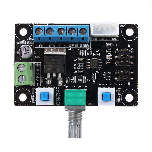 MKS OSC Stepper Motor Driving Controller Pulse PWM Speed Reversing Control For 3D Printer