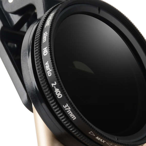 Zomei Adjustable 37mm ND 2-400 Phone Camera Filter Lens for iPhone Samsung HTC Huawei Android IOS