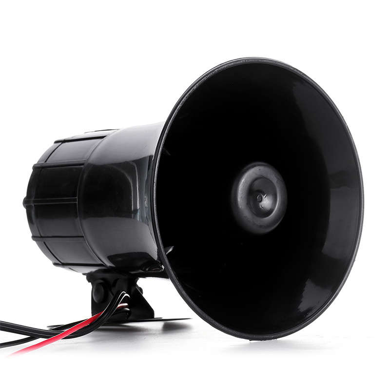 400W Warning Alarm Police Fire Siren Horn PA Speaker MIC System 3 Sound
