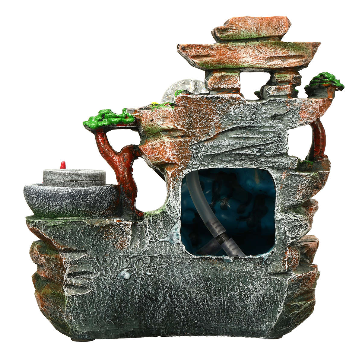 Calming Fountain Water Feature Ornament Home Decor Relaxing Soothing Indoor...