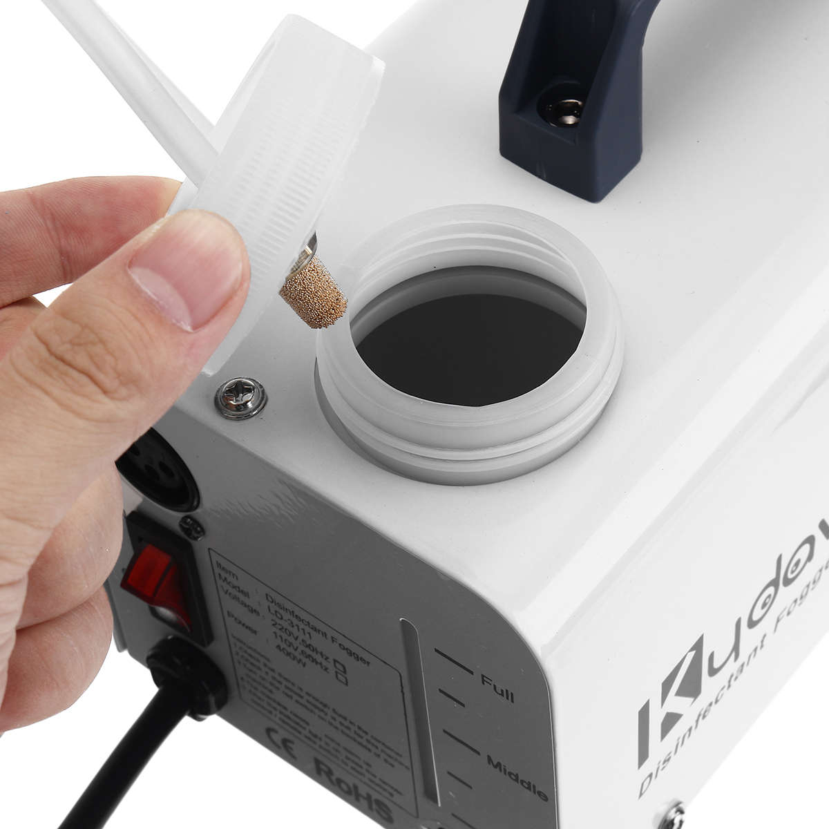 400W Electric Portable Atomization Disinfection Machine ULV Fogger Sprayer Sterilizer (Plug EU Plug)