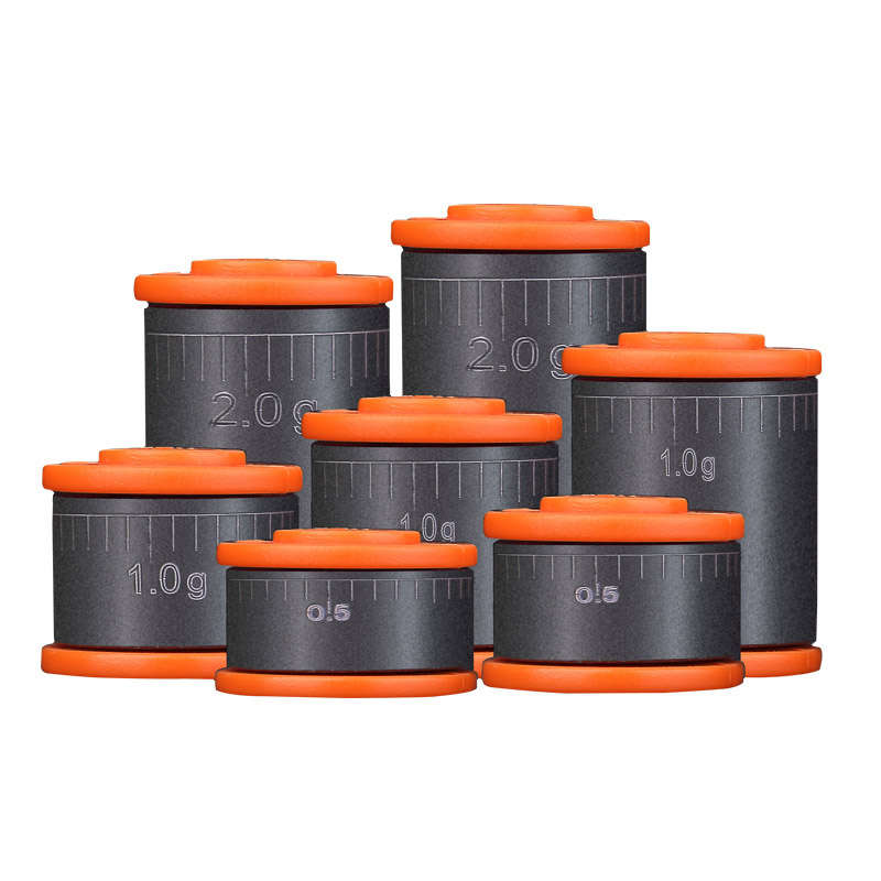 New ZANLURE 10pcs 0.5*9mm Scale Volume Lead Weight Fishing Sinkers Tackle