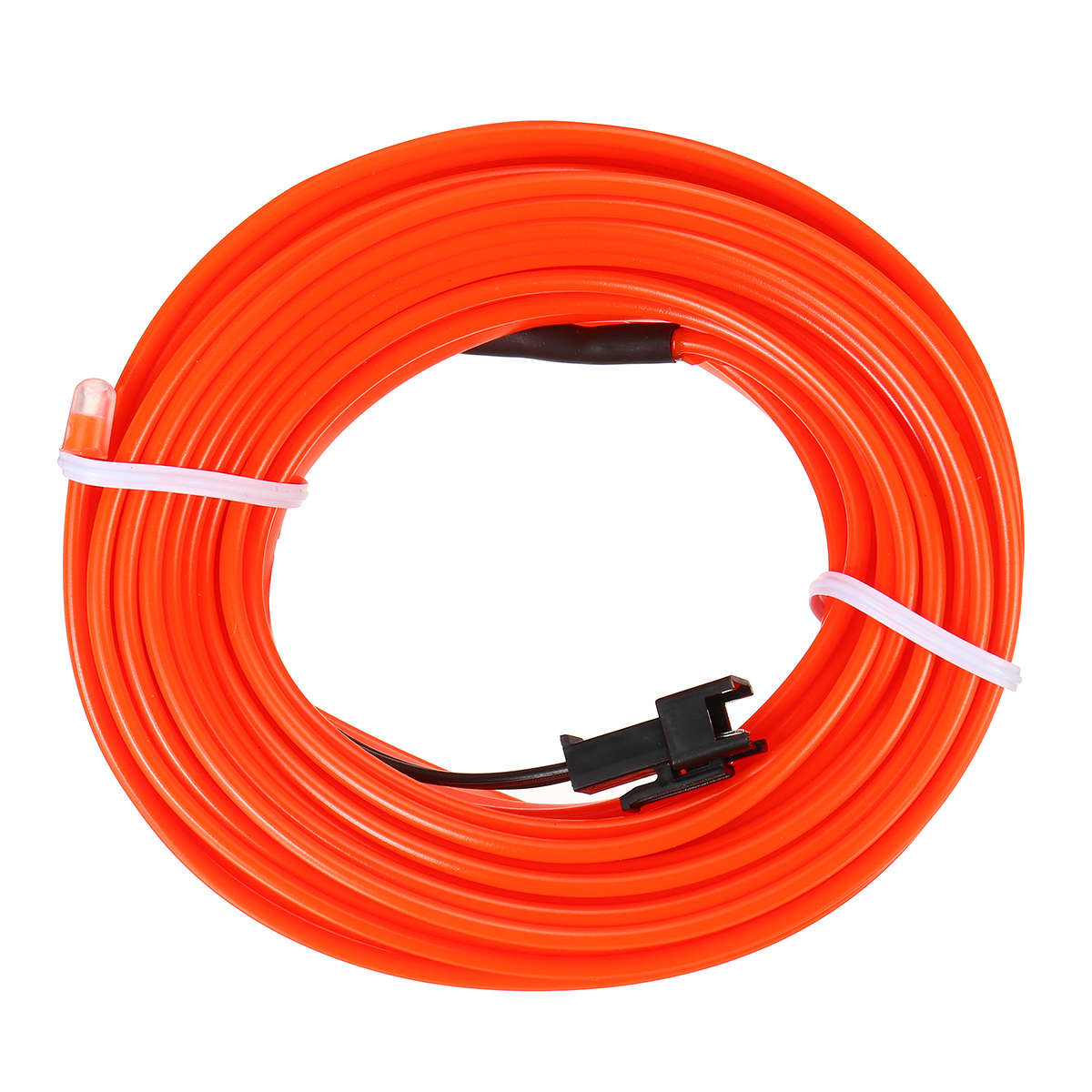 DC12V LED Car Interior Atmosphere Glow EL Wire Neon Strip Light Rope Tub