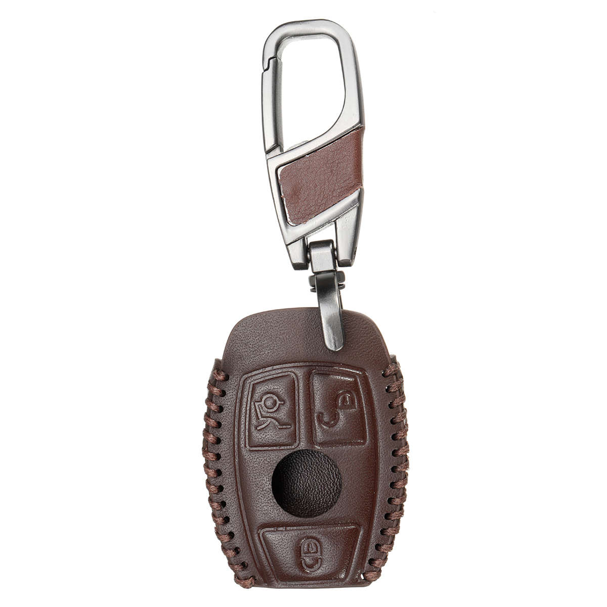 Remote Key Protector Cover w/Keychain For Benz W203 W210 W211 W124 W202 3 Button