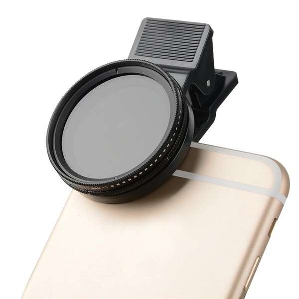 Zomei Adjustable 37mm ND 2-400 Phone Camera Filter Lens for iPhone Samsung HTC Huawei Android IOS