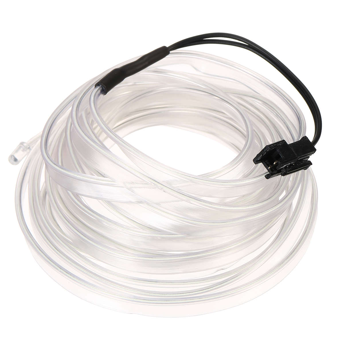 DC12V LED Car Interior Atmosphere Glow EL Wire Neon Strip Light Rope Tub