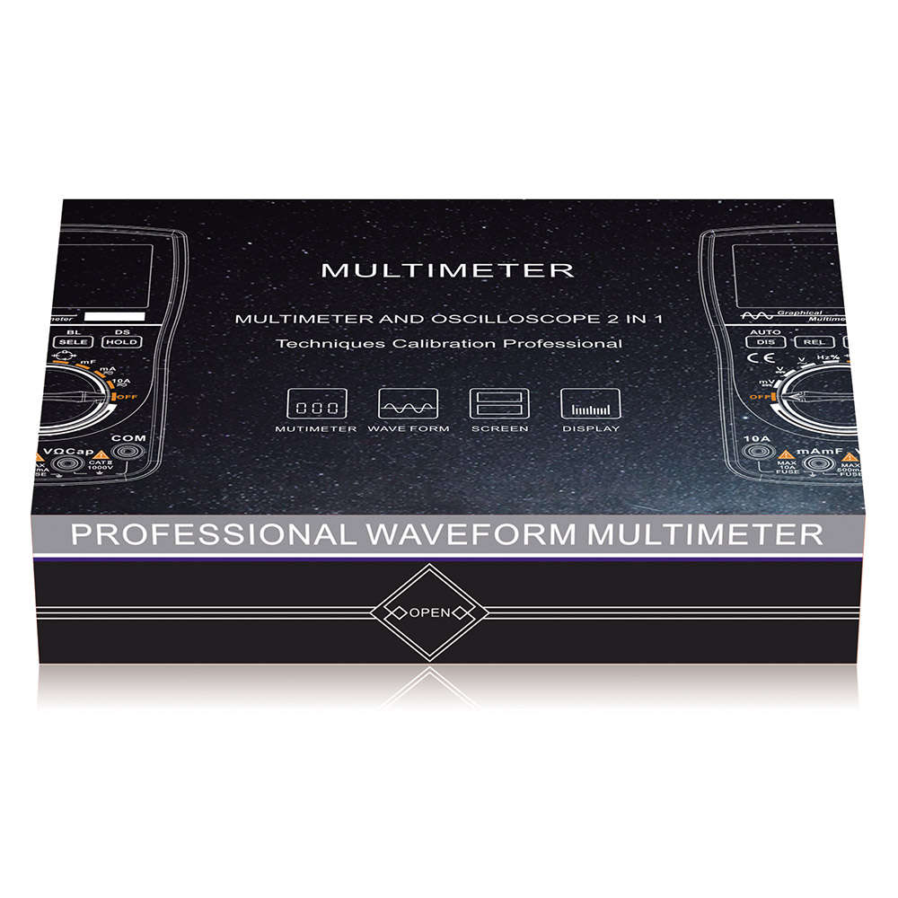 MUSTOOL MT8206 2 in 1 Intelligent Digital Oscilloscope Multimeter AC/DC Current Voltage Resistance