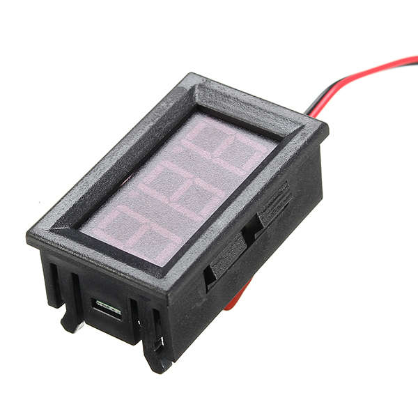 0.56 Inch AC70-500V Mini Digital Voltmeter Voltage Panel Meter AC Voltage LED Display Me (Color Red)