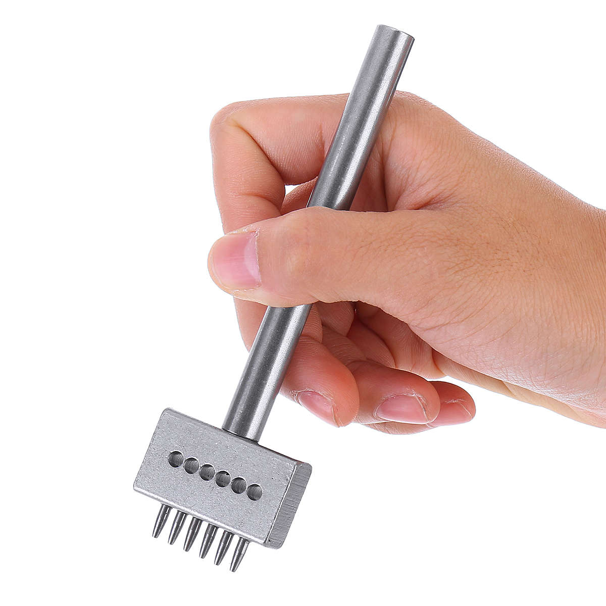 4/5/6mm Leather Chisel Craft Tools Hole Punch Stitching Punch Tool Set (Size 4mm)