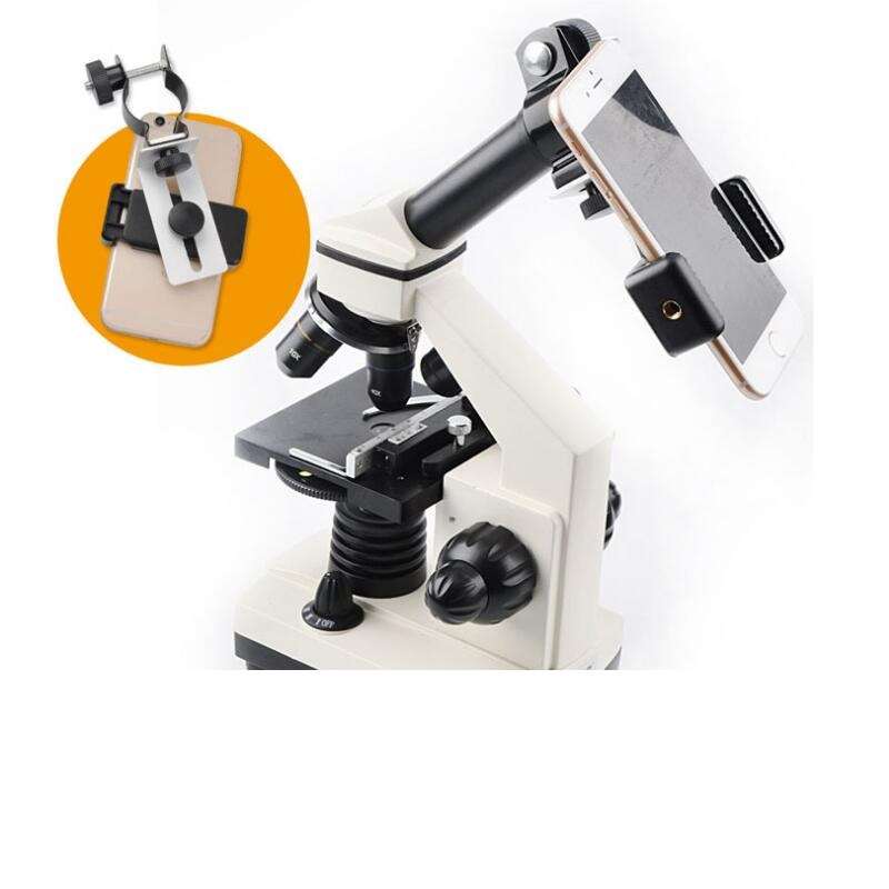 Universal Mobile Phone Adapter Clip Bracket Mount Holder for Telescope Microscope Compatible with Te