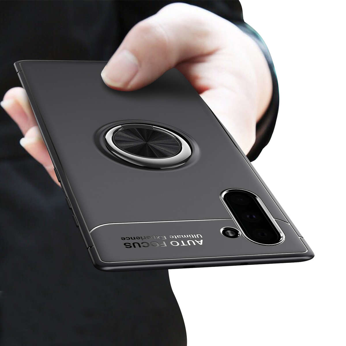 Bakeey Protective Case For Samsung Galaxy Note 10/Note 10 5G 360 Rotating Ring Grip Bracket Back Cov