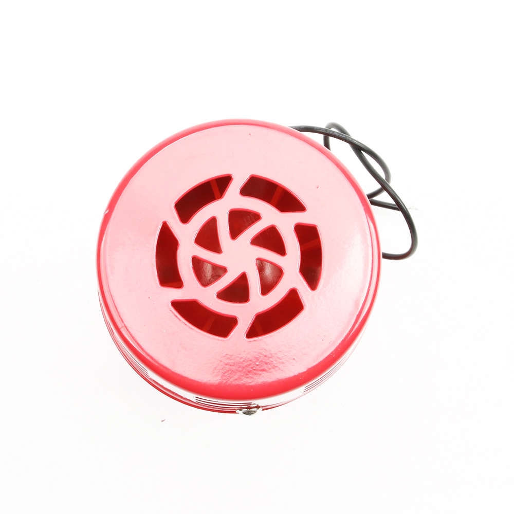 Mini Metal Motor Siren 110DB Industrial Alarm Sound Electrical Guard Anti-theft AC 220 (Voltage 12V)