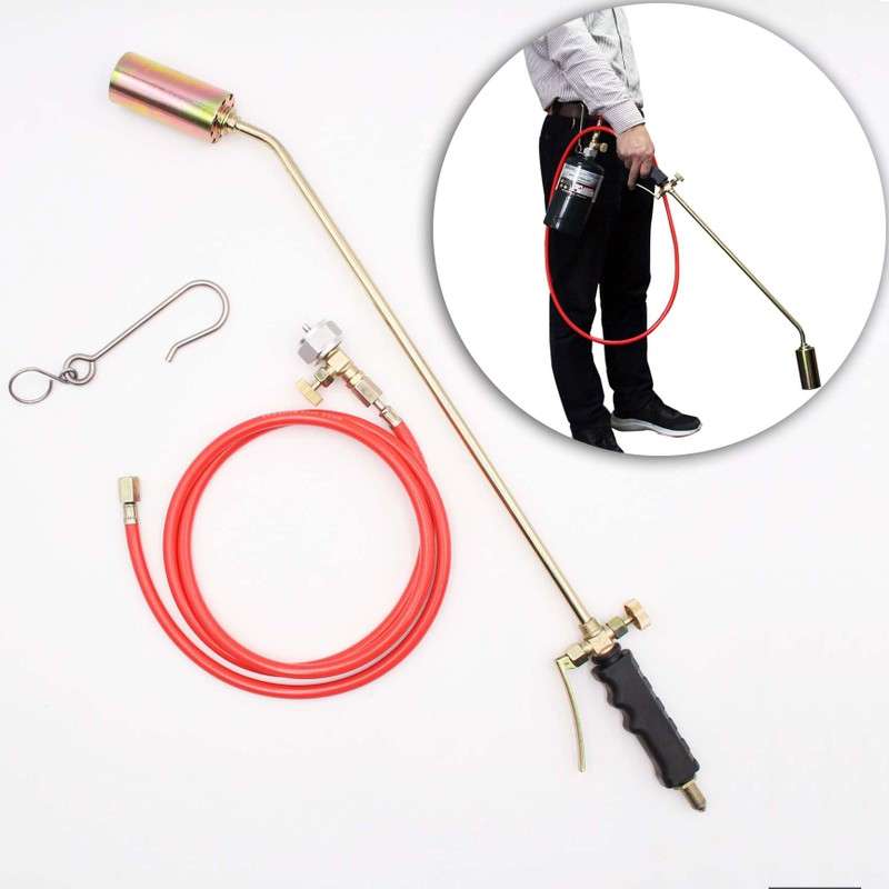 Easywalking Flamethrower Garden Weeding Torch Propane Gas Burner Camping Light