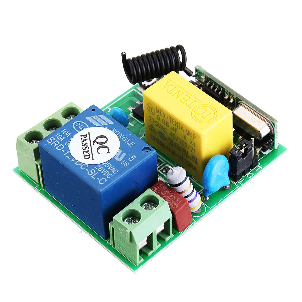 AC220V 1CH Channel Wireless Remote Control Switch For Lamp Lighting Power Switch (frequency 315MHz)