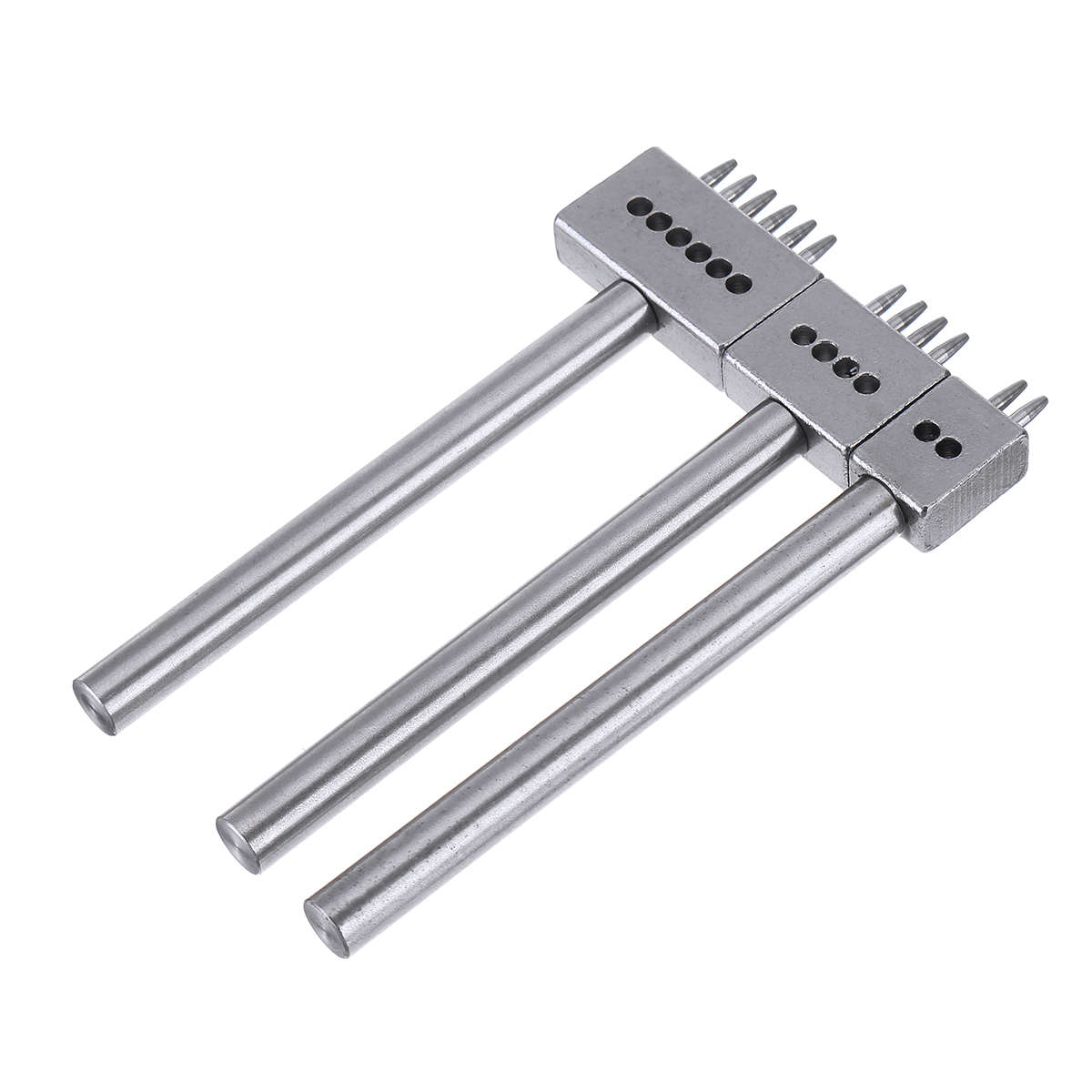 4/5/6mm Leather Chisel Craft Tools Hole Punch Stitching Punch Tool Set (Size 4mm)