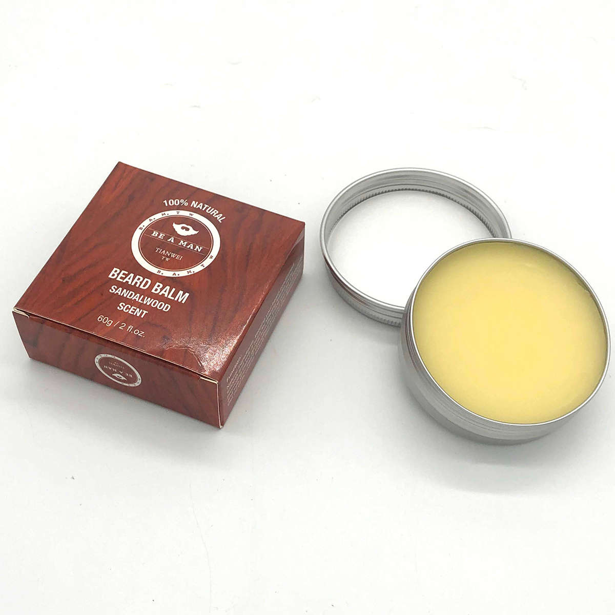 6Pcs/set Beard Care Comb Beard Balm Beard Oil Brush Grooming Styling Tools Kit