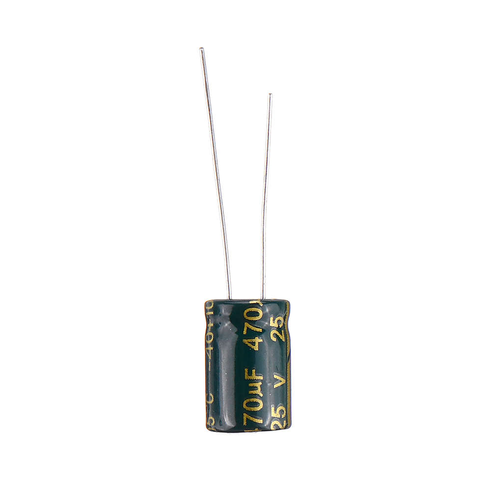 50Pcs 25V 470UF 8 x12MM High Frequency Low ESR Radial Electrolytic Capacitor...
