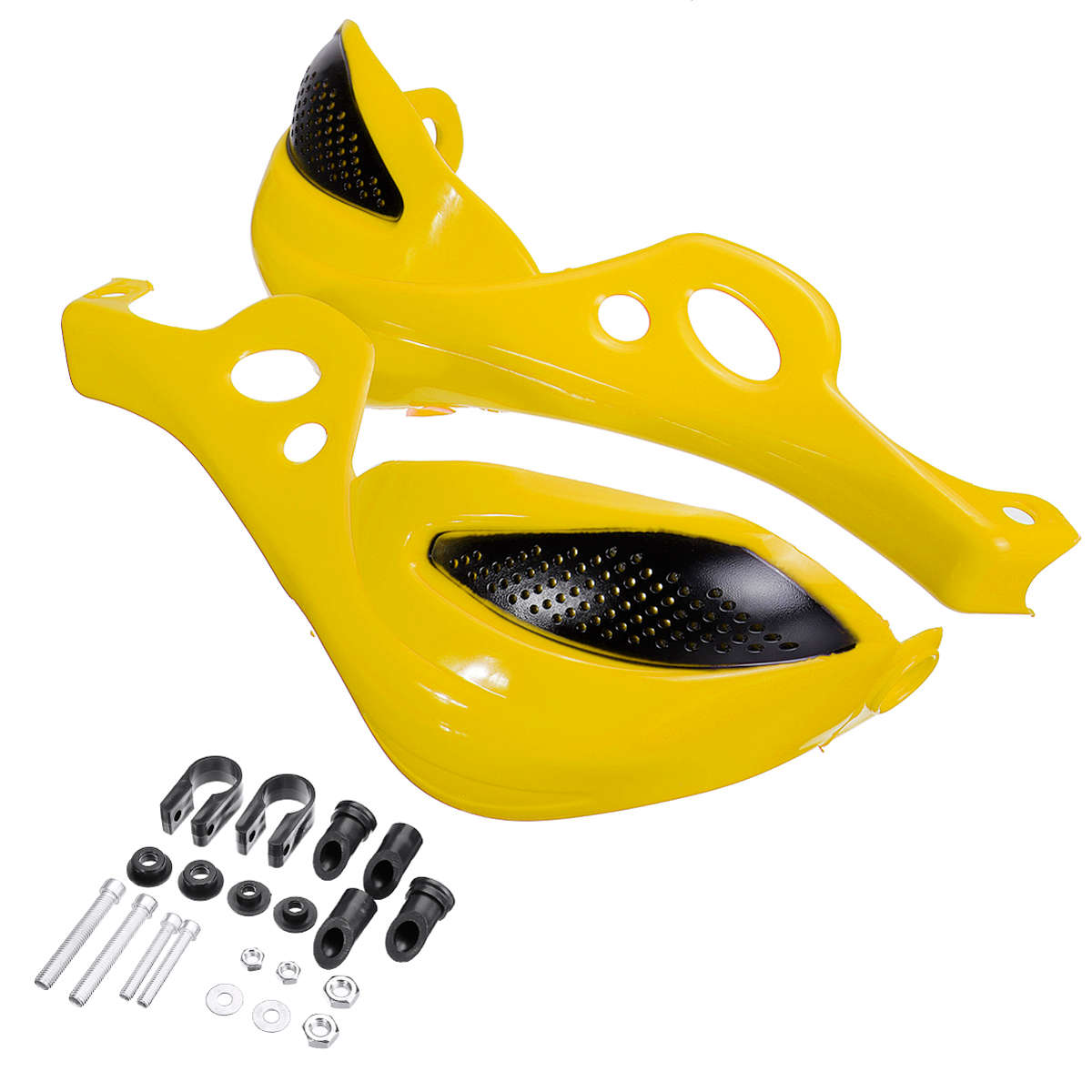 Pair Motorcycle Handlebar Handguard Hand Handle Guard