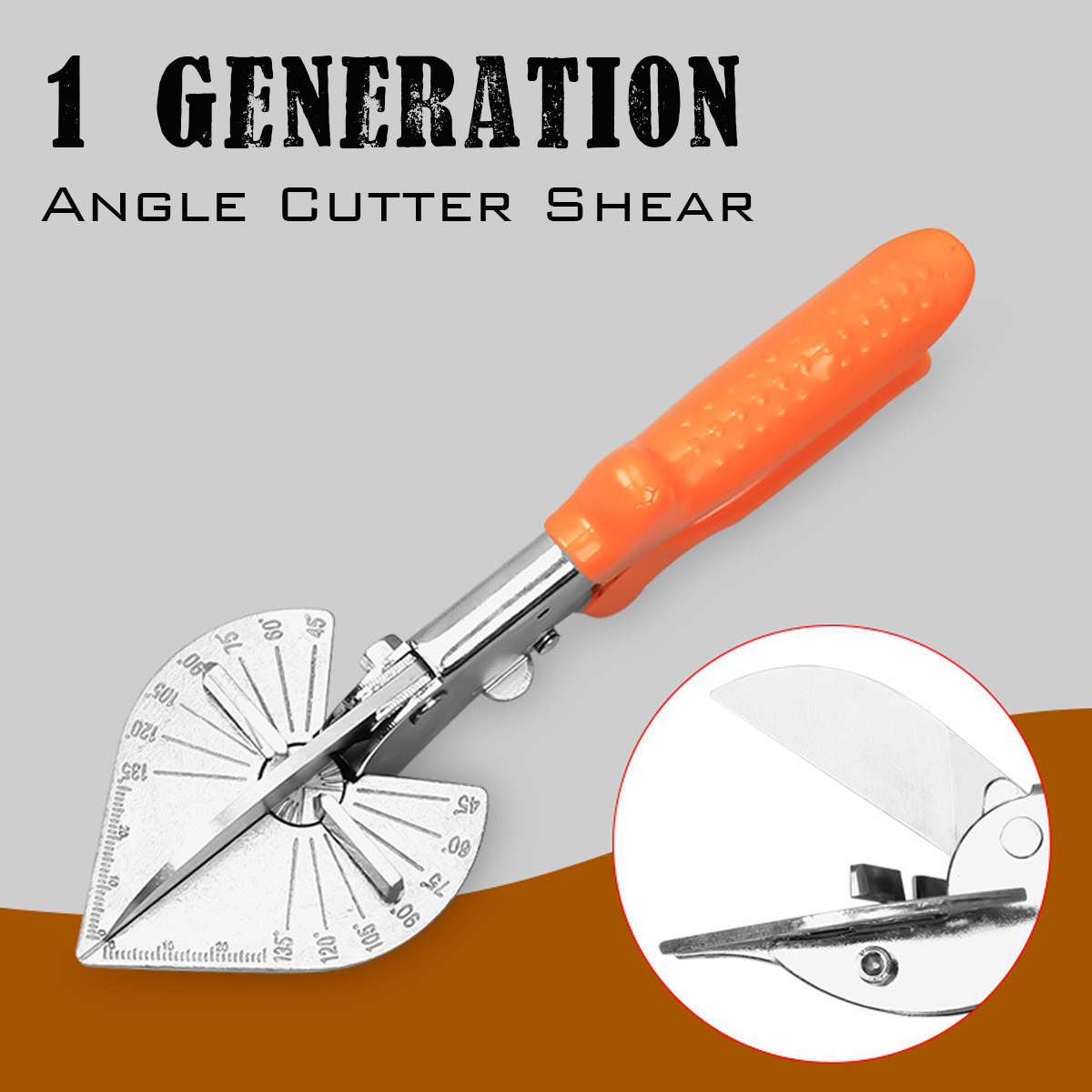 Durable Steel Multi Angle Miter Cutter Shear Scissor Snip Multipurpose Trim (Pattern #4)