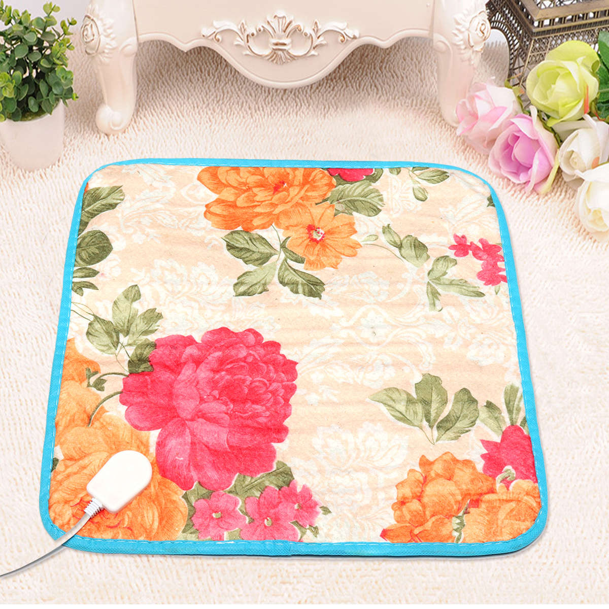 Pet Electric Heated Mat Heating Blankets Pet Heated Mat Dog Cat Bunny Bed