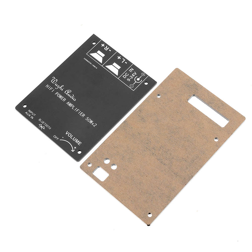 502C HIFI 2x50W TPA3116 AUX+ bluetooth 5.0 HIFI High Power Digital Amplifier (Version without shell)