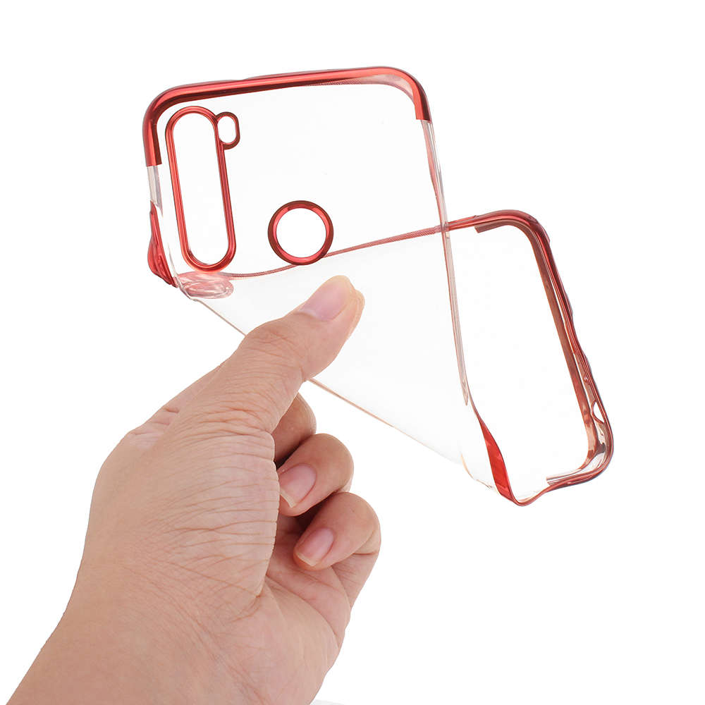 Bakeey Plating Shockproof Transparent Soft TPU Protective Case for Xiaomi Redmi Note 8