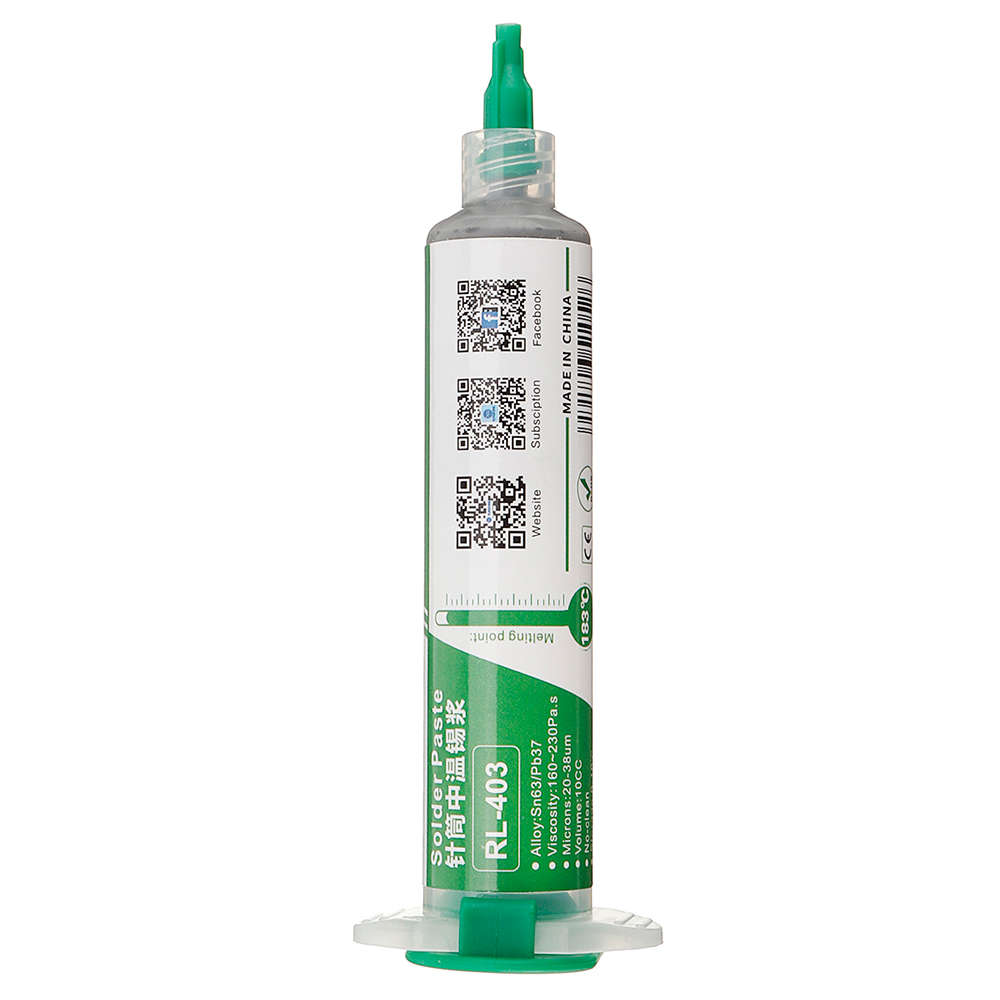RELIFE High Quality Solder Paste Flux No-clean Soldering Paste RL-403 Solder Tin Sn63/Pb67 20-38um S