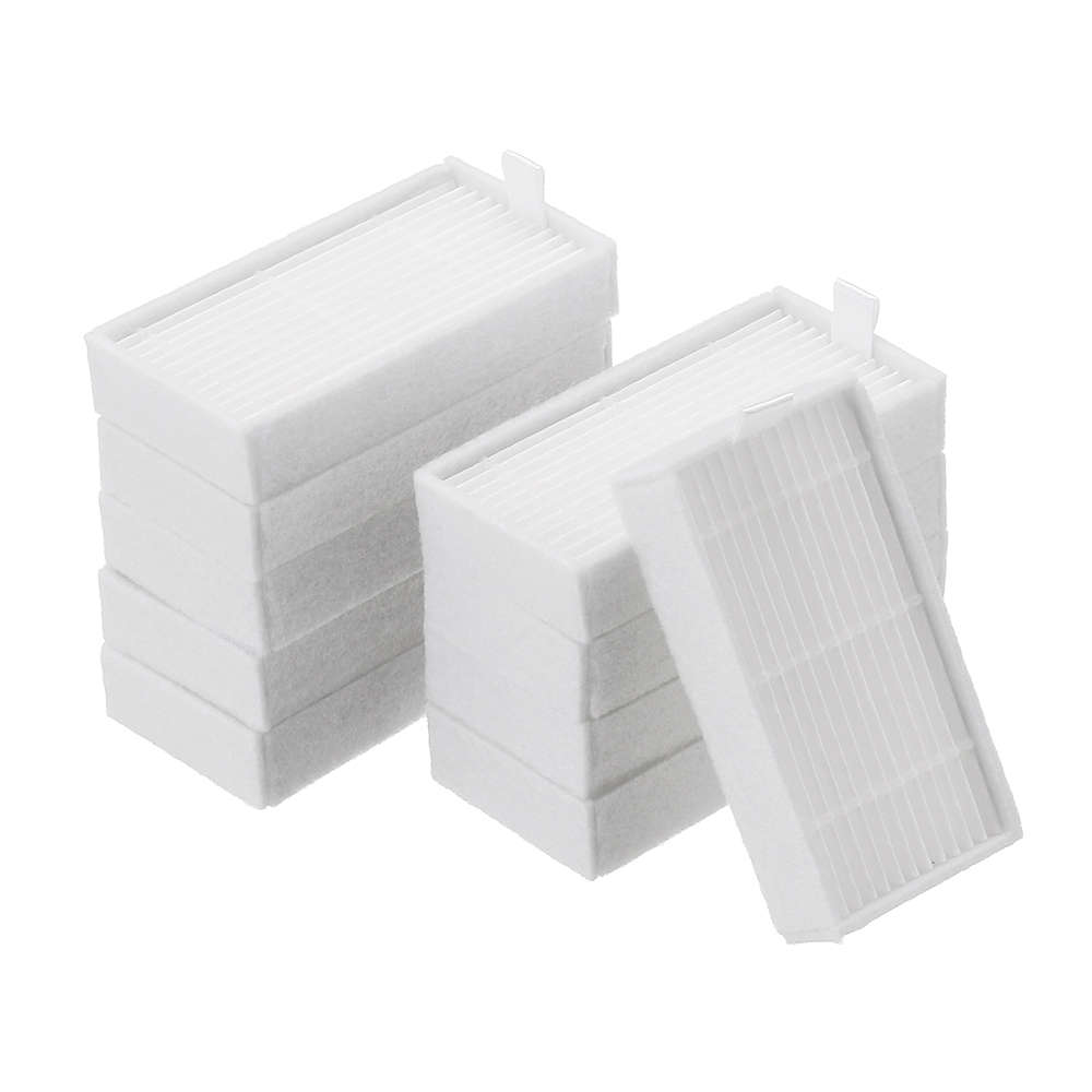 10pcs Vacuum Cleaner Filters, HEPA Filter Fit for CHUWI V3 iLife X5 V5 V3+V5PRO forECOVACS CR130 cr1