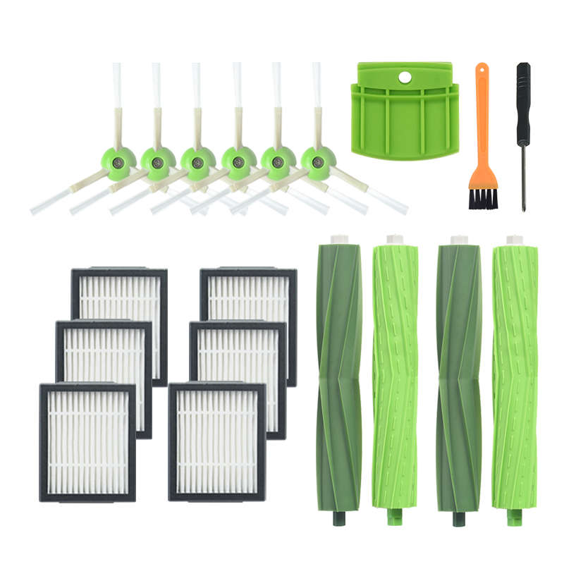 19pcs Replacements for iRobot Roomba i7 Vacuum Cleaner Parts Accessories 6*Side Brushes 6*Filters 4*