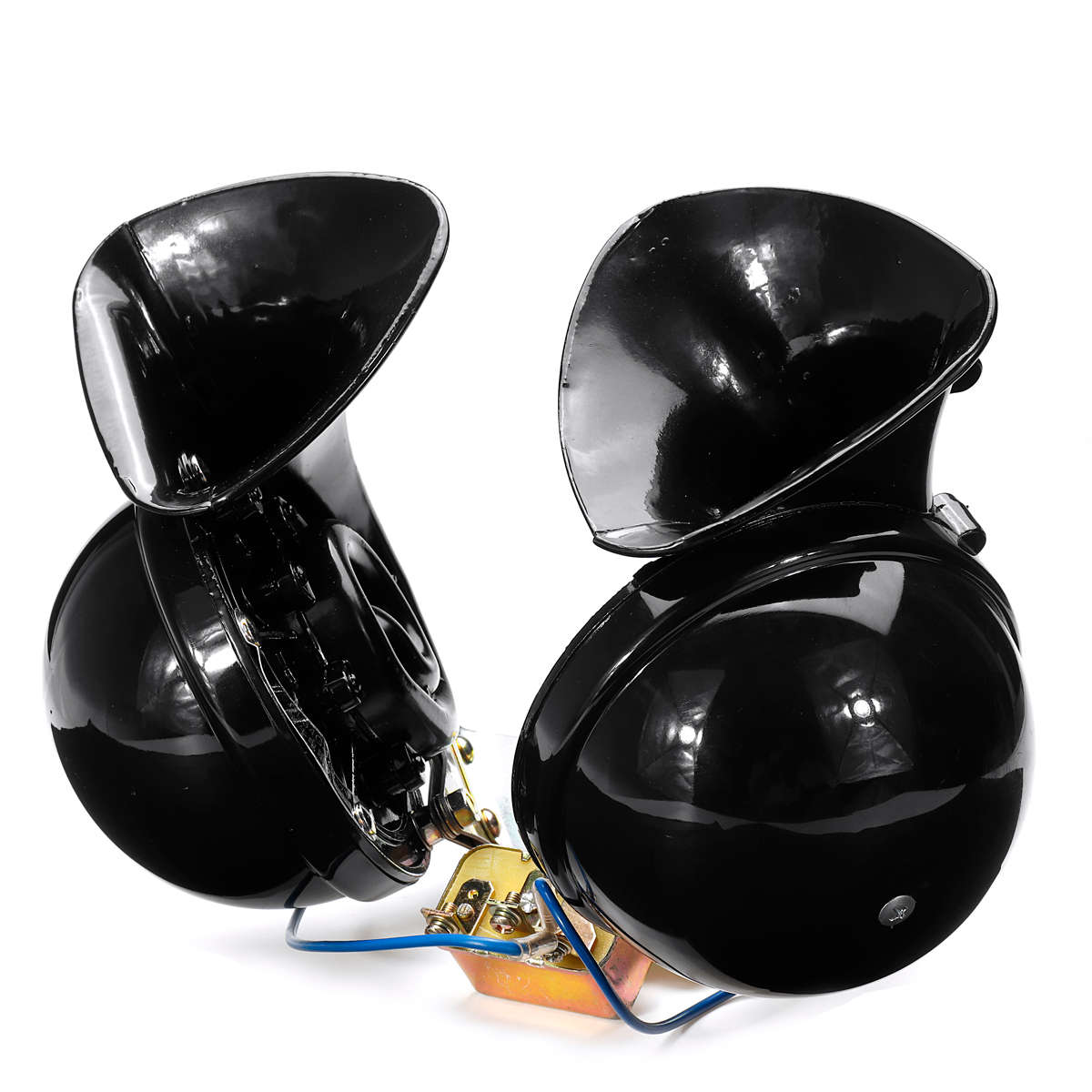 Pair 12V 300dB Waterproof Dual Electric Bull Air Horn Super