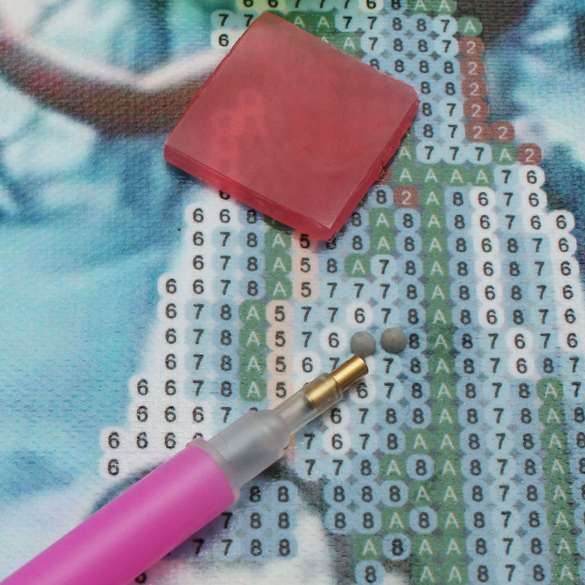 30*40CM DIY 5D Diamond Wolf Girl Embroidery Paintings Tool Paste Stitch Home