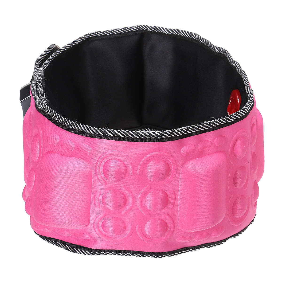 Wireless Electric 6 Motors Slim Belt Heating Massager Vibration Burner Fitness Loss We (Color1 Pink)