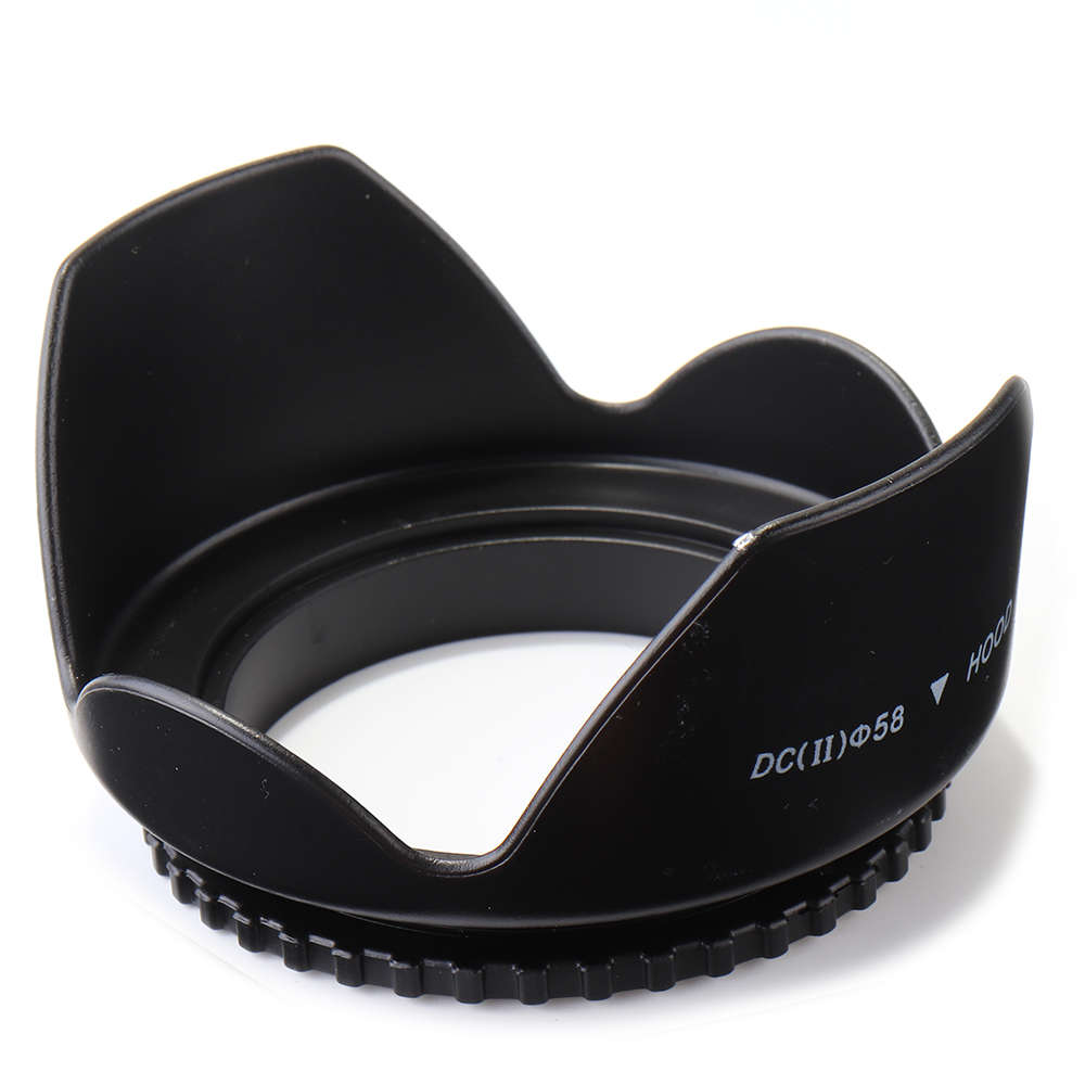 ND2/4/8 49/52/55/58/62/67/72/77mm Lens Filter Storage Bag Lens Hood Cap Blower Brush Kit (Size 55mm)