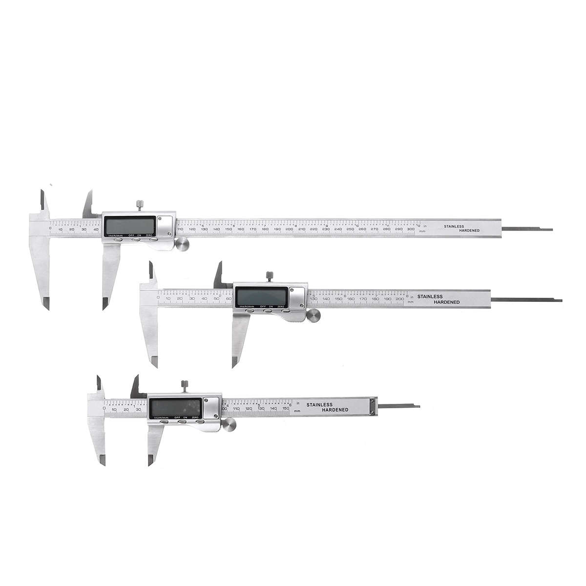 Stainless Steel Digital Caliper Vernier Micrometer Electronic Ruler Gauge Meter (Length 200mm)
