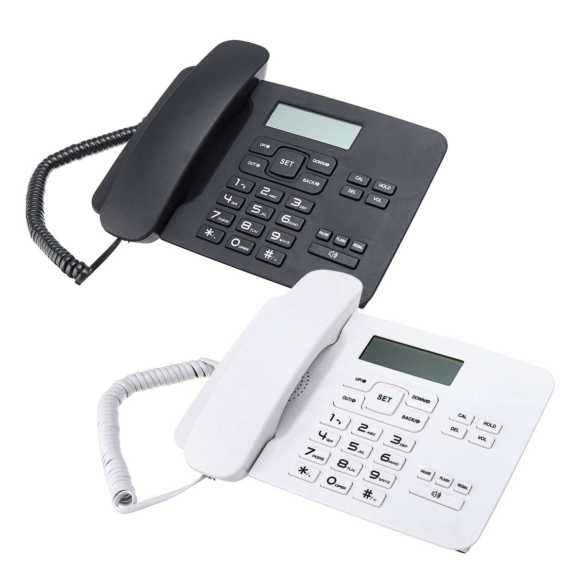 KX-T7001 Desktop Corded LCD Telephone Business Office Home Fixed Phone Landline