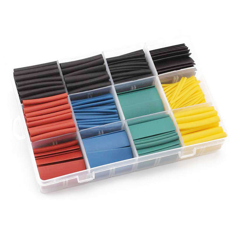 580pcs Set Heat Shrink Tube Assorted Insulation Shrinkable PVC Tube 2:1