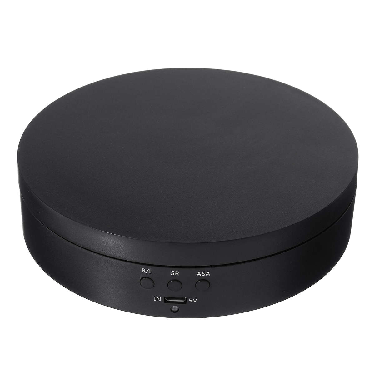 360 Rotating Display Stand Rotary Turntable Jewelry Watch Show Holder Tray Photography (Color Black)