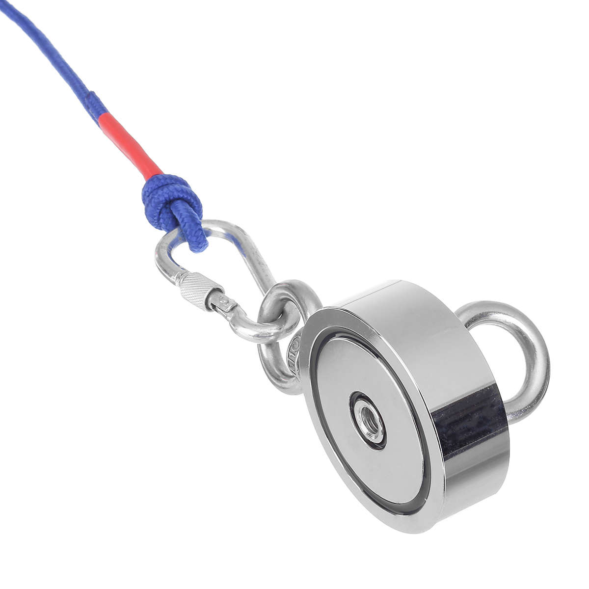 Strong Salvage Magnet Pot Fishing Magnet Deep Sea Magnetic Hook Neodymium Recovery Magne (Size 48mm)