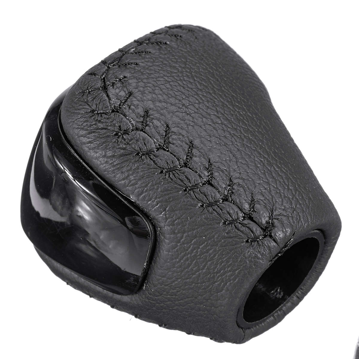 Car 5 Speed Leather MT Gear Shift Knob Manual For