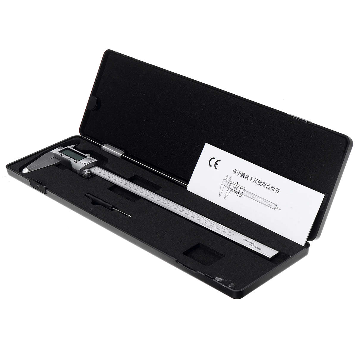 Stainless Steel Digital Caliper Vernier Micrometer Electronic Ruler Gauge Meter (Length 200mm)
