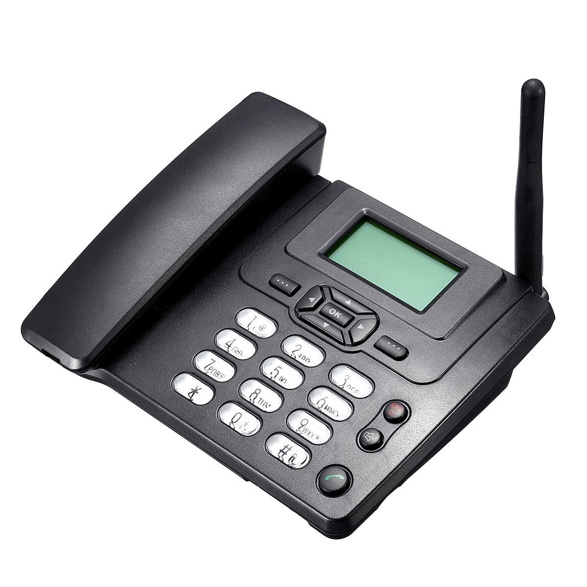 Wireless GSM Desk Phone SIM Card Mobile Home Office Desktop