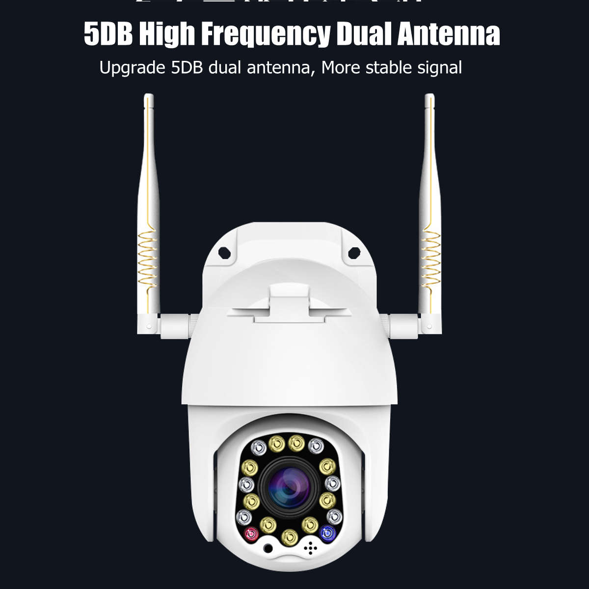 17 LED 1080P WIFI HD 5.0MP IP Surveillance Camera Wireless Outdoor CCTV HD Security Camera