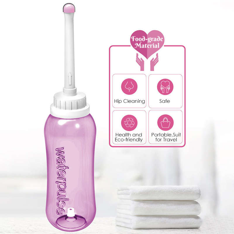 500ml/17oz Portable Female Flushing Device Bidet Sprayer Home&Travel