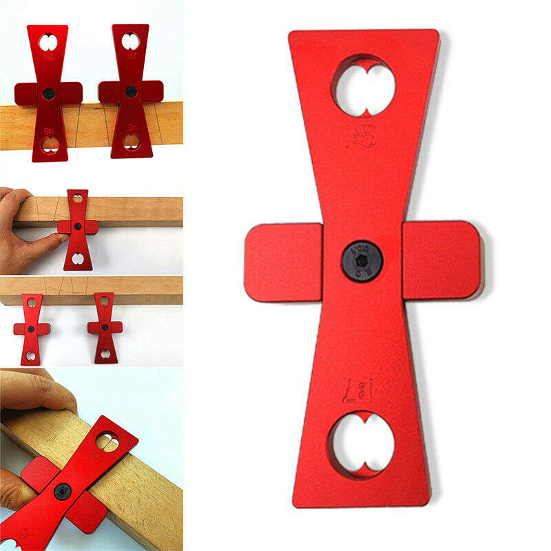 2Pcs DIY Woodworking Dovetail Rule Marker Hand Cut Wood-Joints Gauge Guide Tools