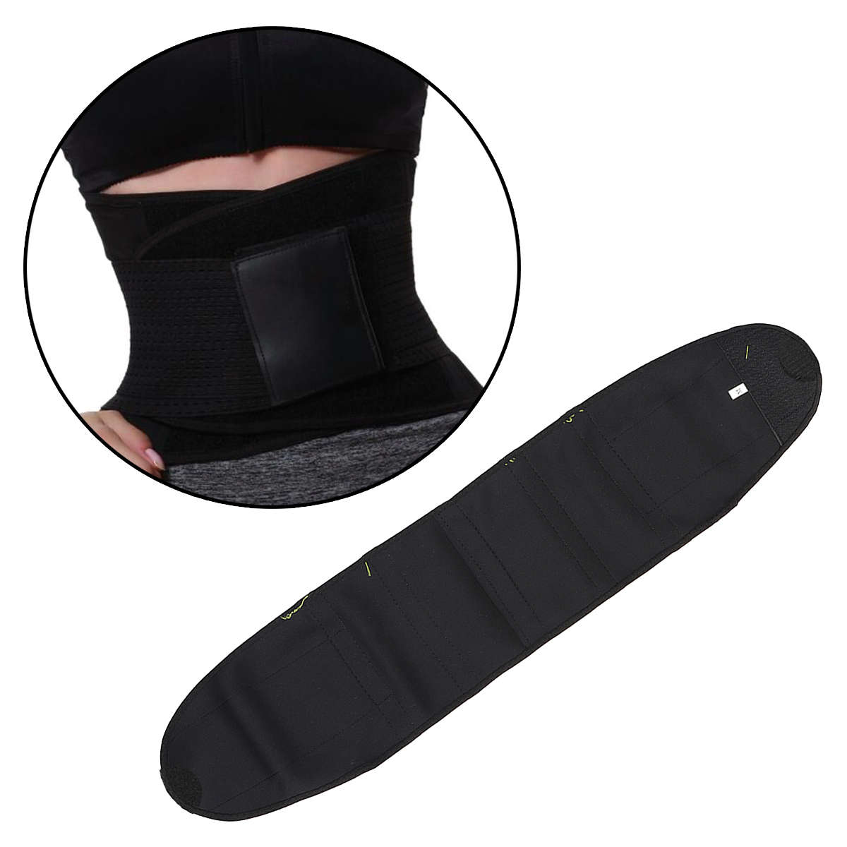 Men Women Sport Waist Cincher Girdle Belt Body Shaper Tummy Trainer Belly Training Corsets Yoga Slim