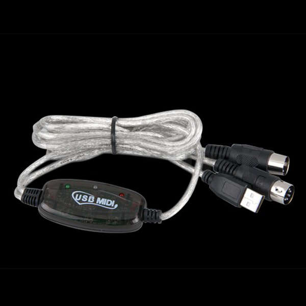 MIDI USB Cable Converter PC to Music Keyboard Adapter