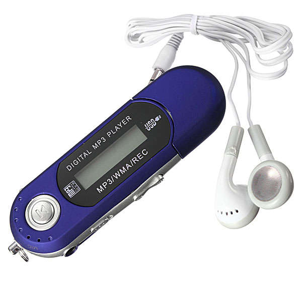 8GB Mini MP3 USB Flash Drive LCD Music Player With FM Radio